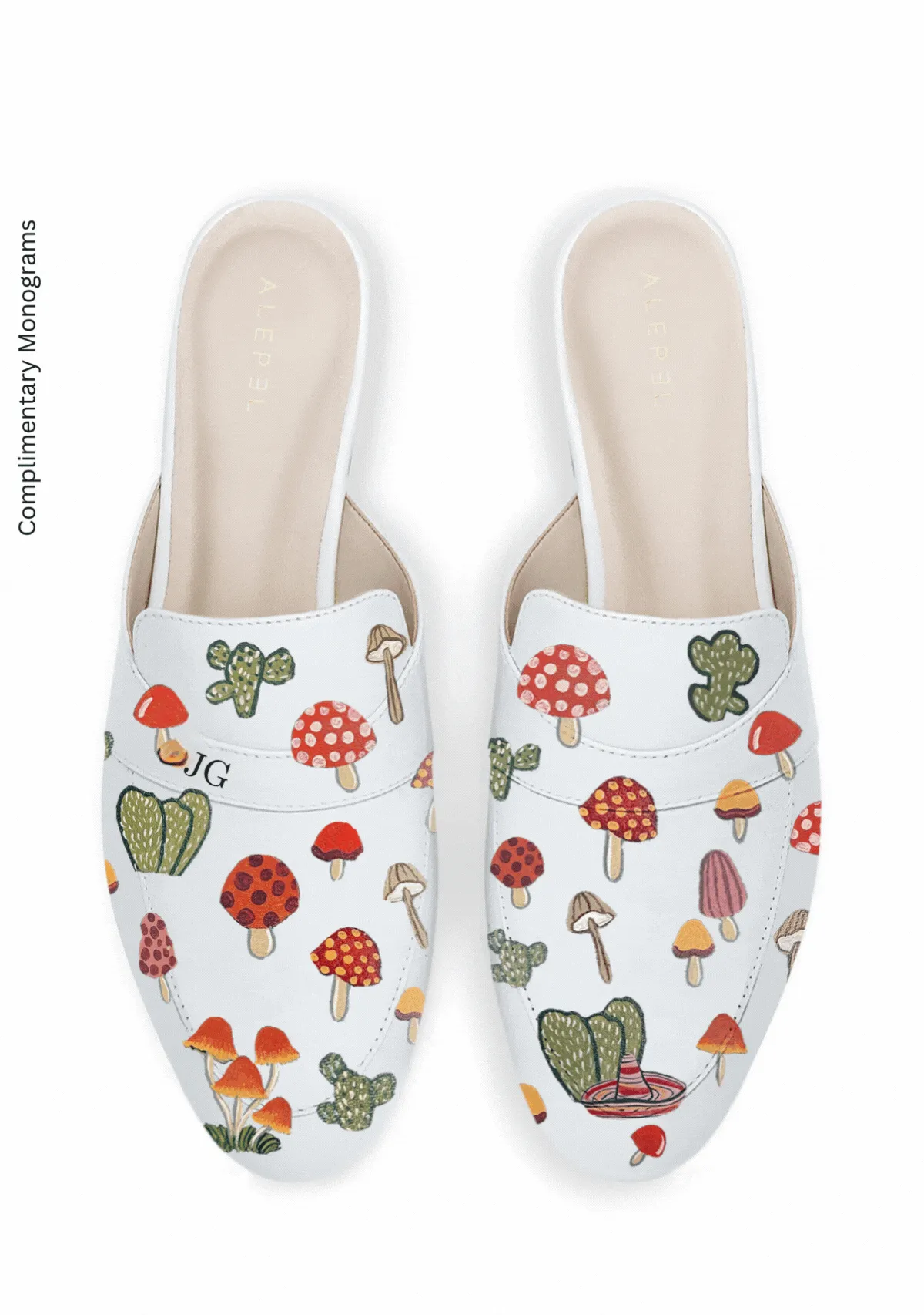 Mushroom White Mule Foot Support Quick Wear