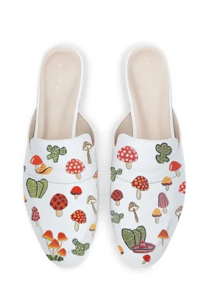 Slip Walk Innovative technology Mushroom White Mule
