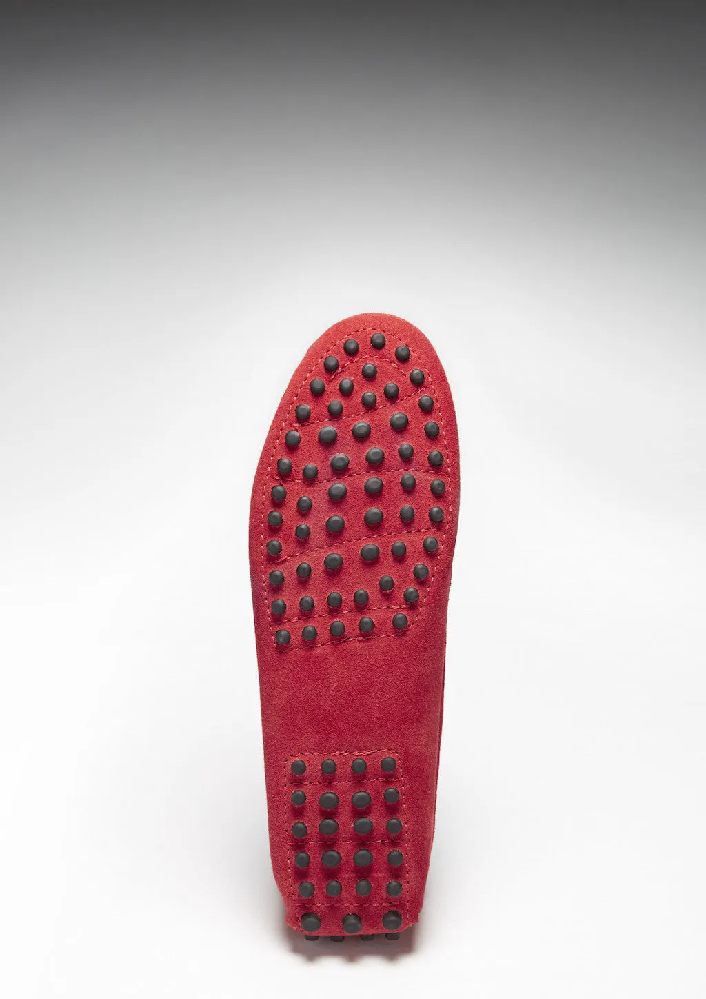 Women's Penny Driving Loafers, red suede Rain Ready