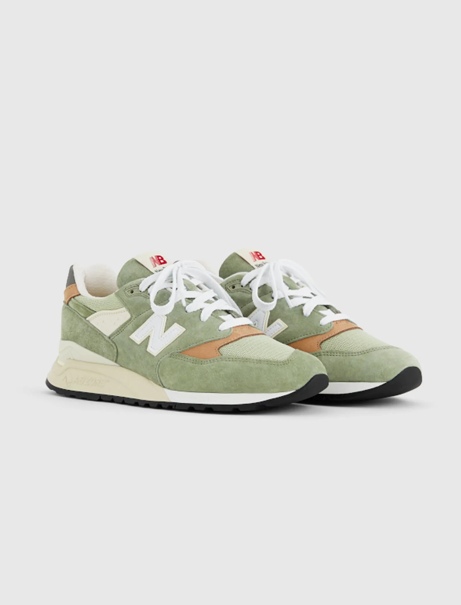 998 MADE IN USA "OLIVE" Viral Pop Comfort toe