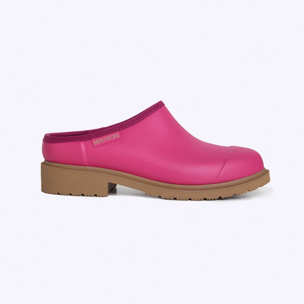 Billie Clog // Fuchsia Pink Mule Style Sporty Sandals