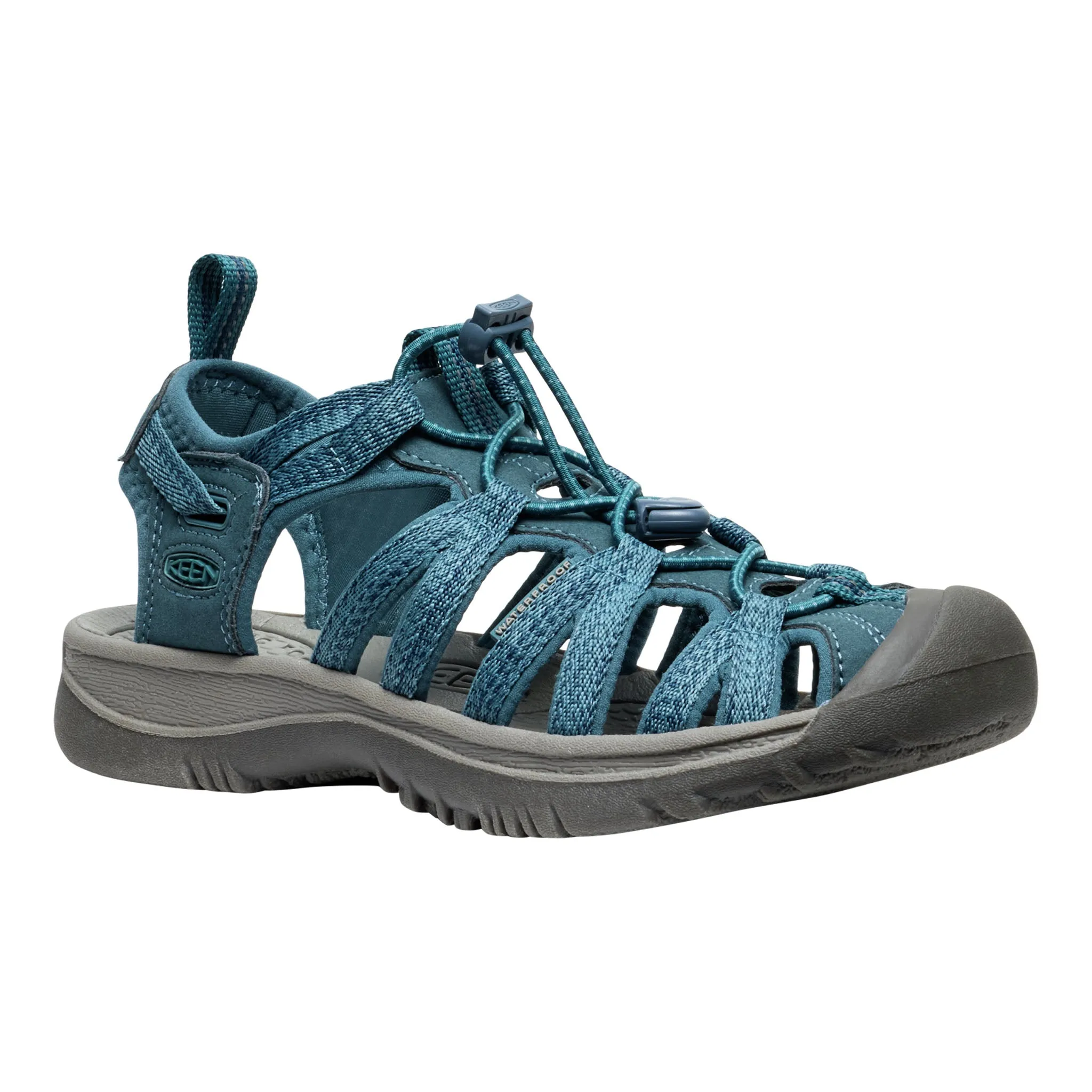 Women's Whisper Smoke Blue flat sandals