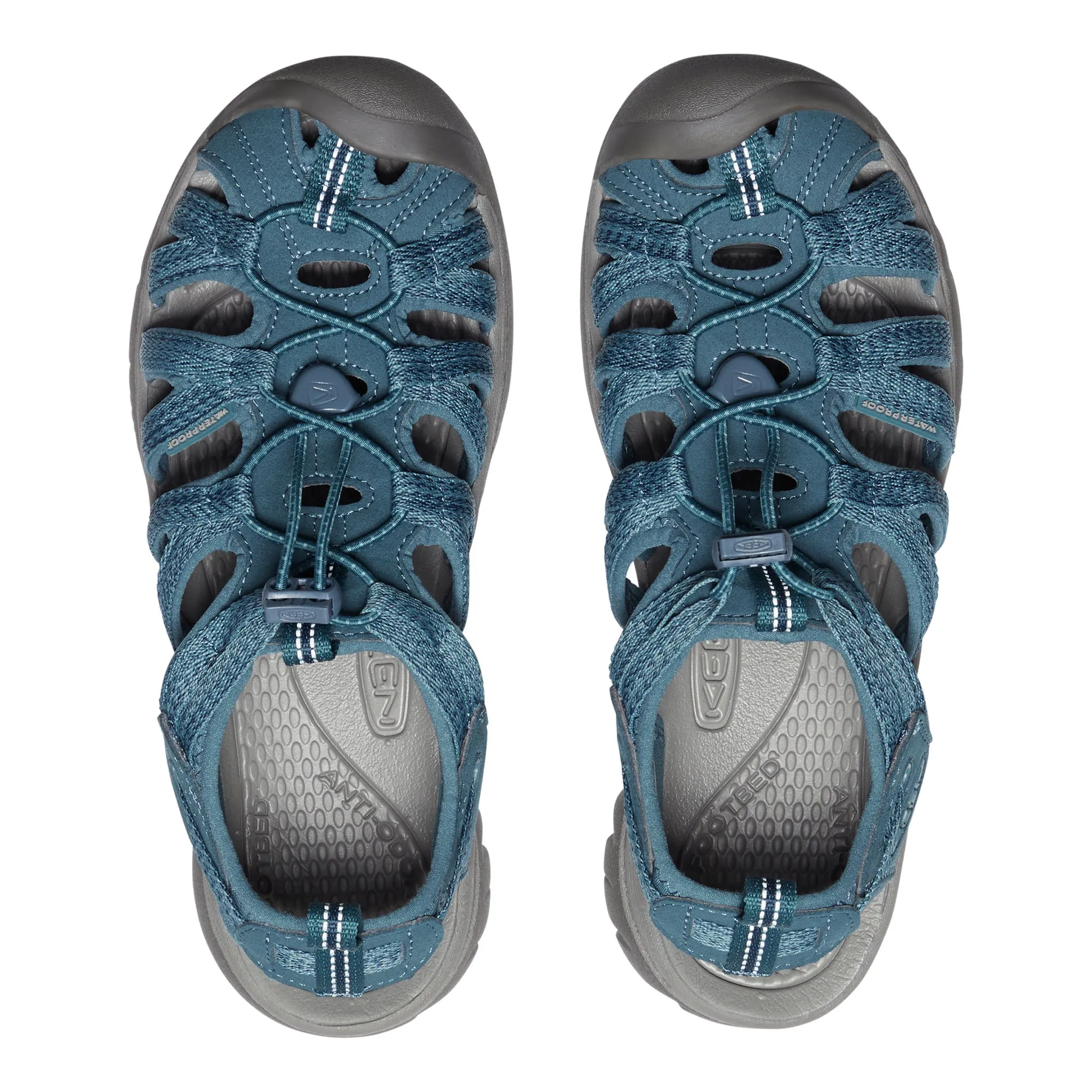 Sandal Insole Padded Touch Women's Whisper Smoke Blue