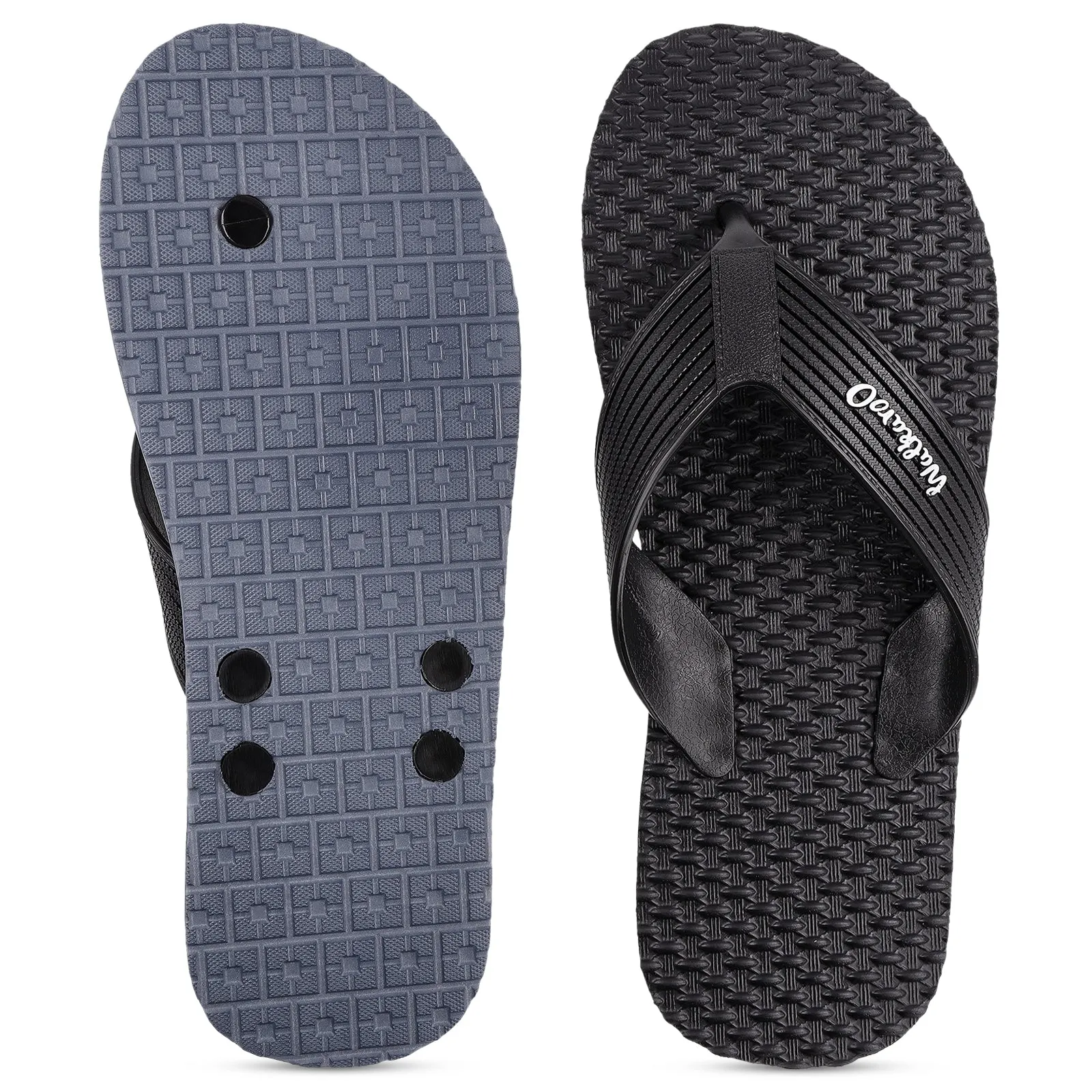 Simple Footwear Casual Park Style Men's Hawai Slippers - HG193 Grey