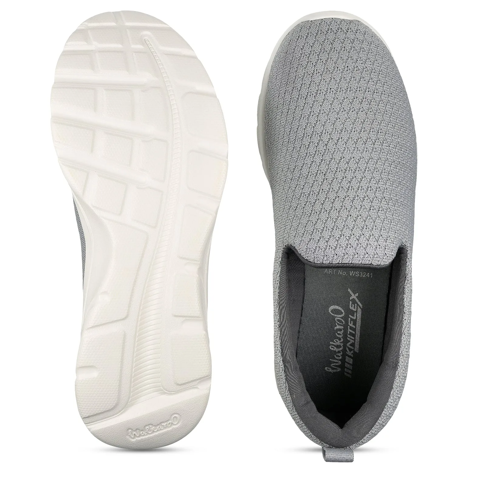 Easy Foot Wear Women's Slip-on Sports Shoe - WS3241 Grey