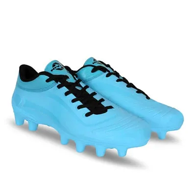 Fitness Drills Stretch Collar NIVIA Airstrike Football Shoes for Men (Sky Blue)