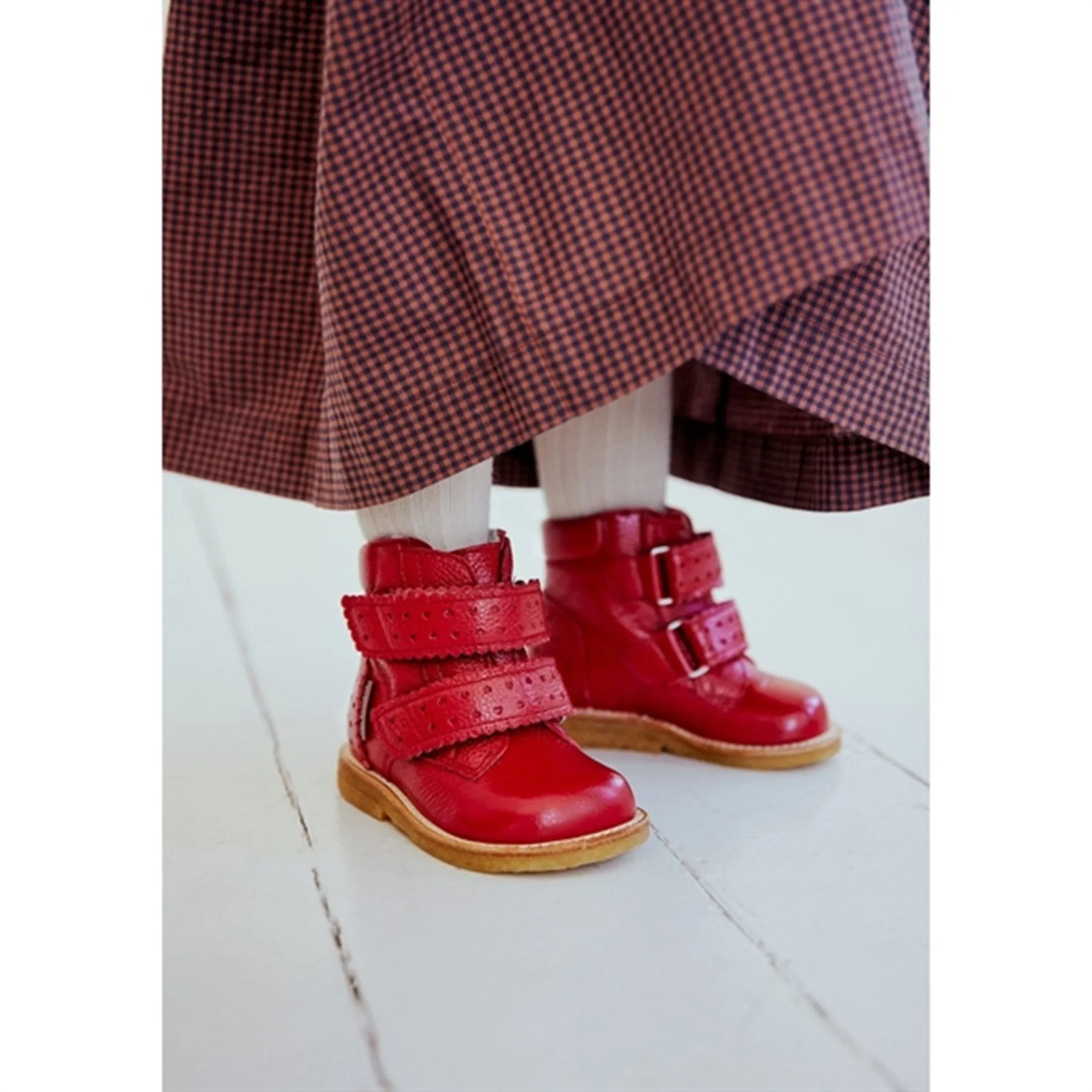 Angulus Starter Tex boots With Velcro Red Snow Snow Explorer