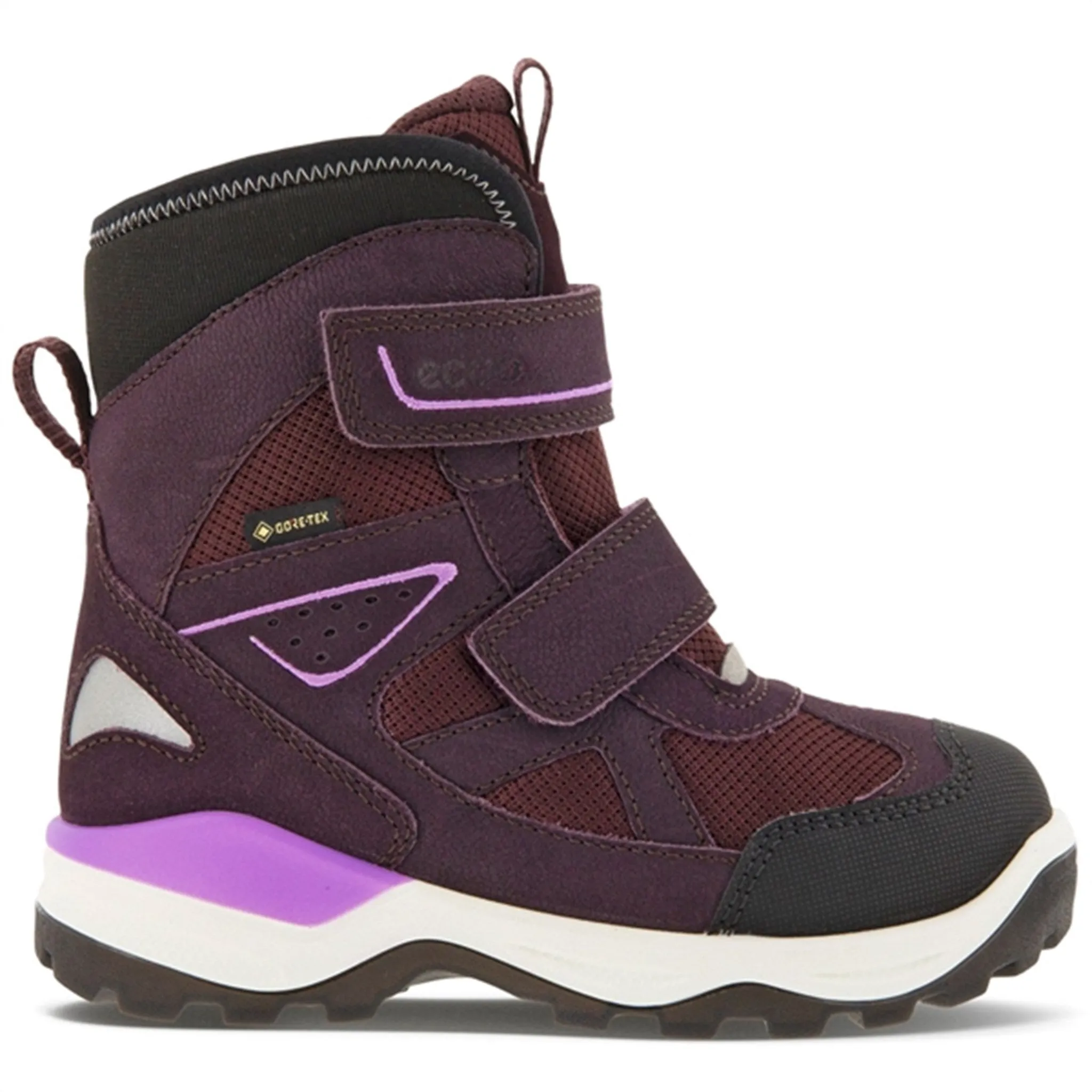 Ecco Snow Mountain Mid-Cut Boot Black/Fig/Fig Arctic Journey Boots