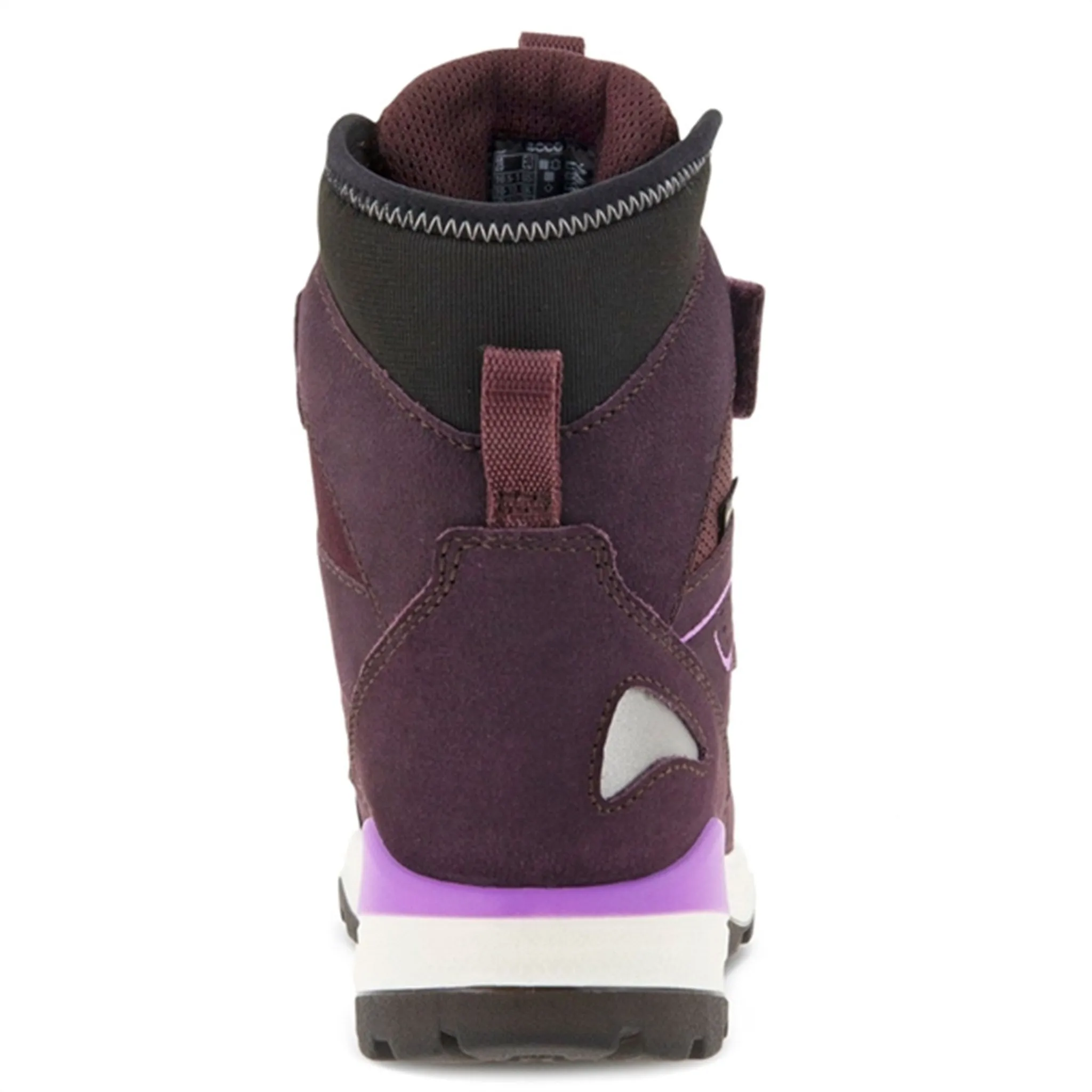 Snow Rugged Snow Terrain Ecco Snow Mountain Mid-Cut Boot Black/Fig/Fig