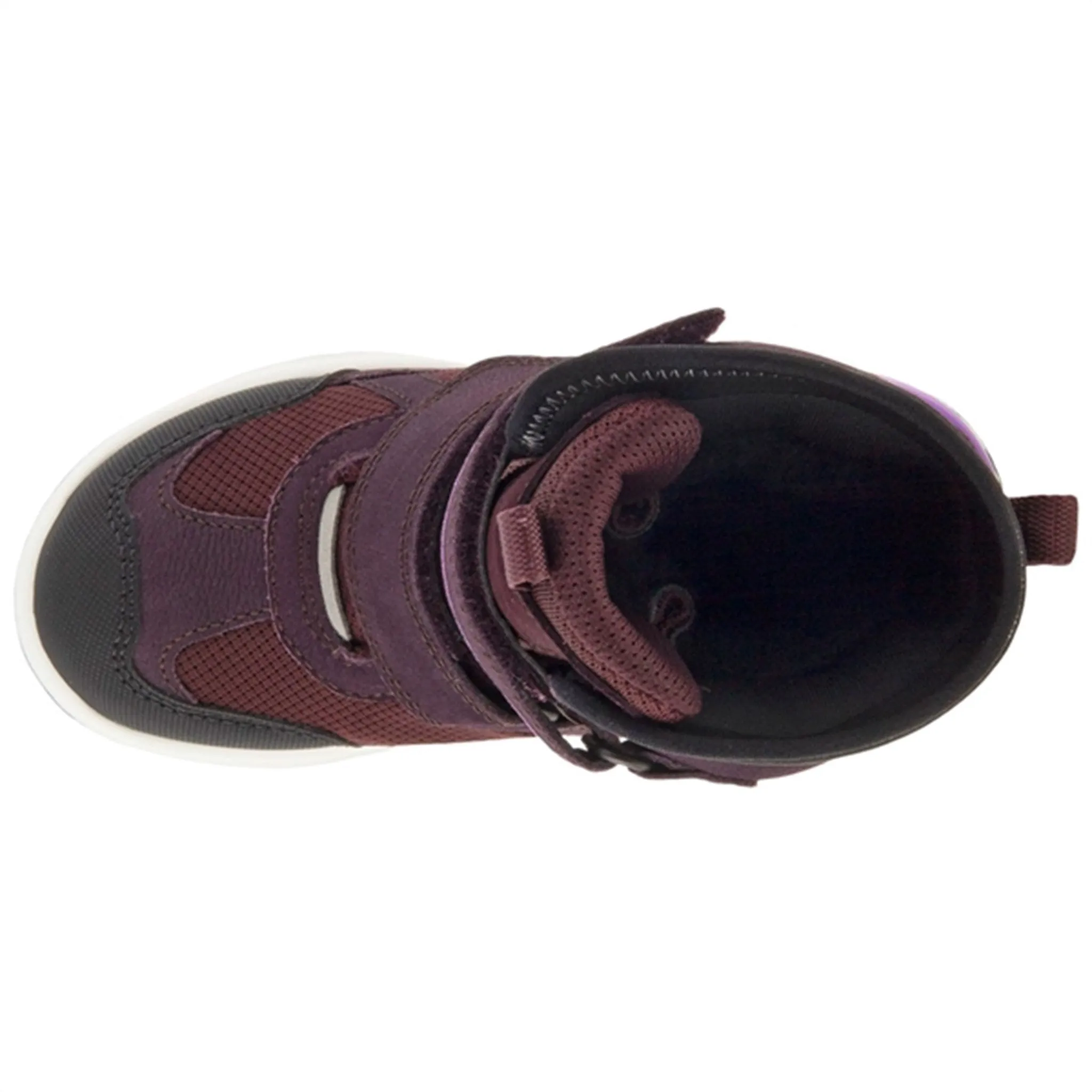 Warm Lining Ecco Snow Mountain Mid-Cut Boot Black/Fig/Fig