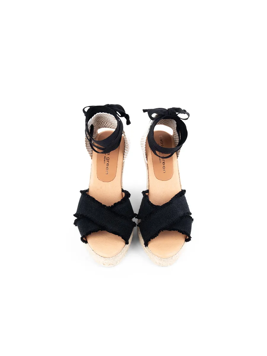 Leaf Walk Low Key Freya Criss-Cross Ankle Wrap Espadrille