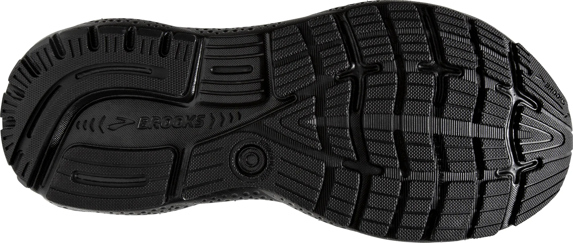 Brooks Ghost 16 WIDE FIT (4E) Mens Running Shoes - Black Quick Drying Travel Enthusiasts Step Light