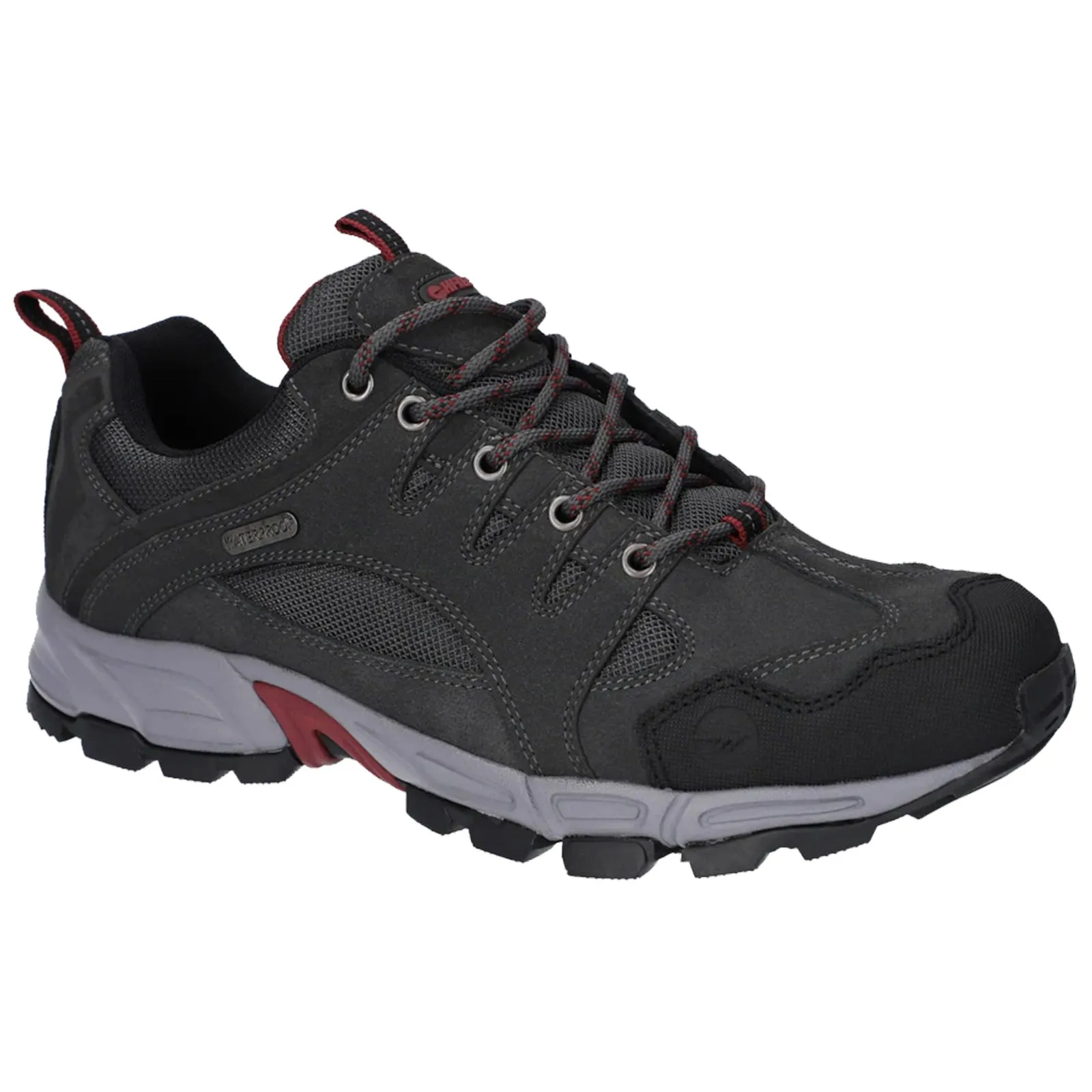 Hi-Tec Mens Auckland Lite Walking Shoes Show Stage Ice Grip