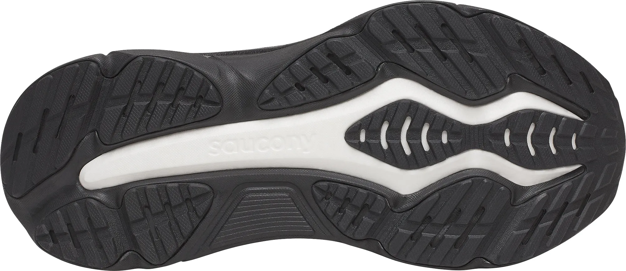 Quick Flex Saucony Hurricane 25 Mens Running Shoes - Black