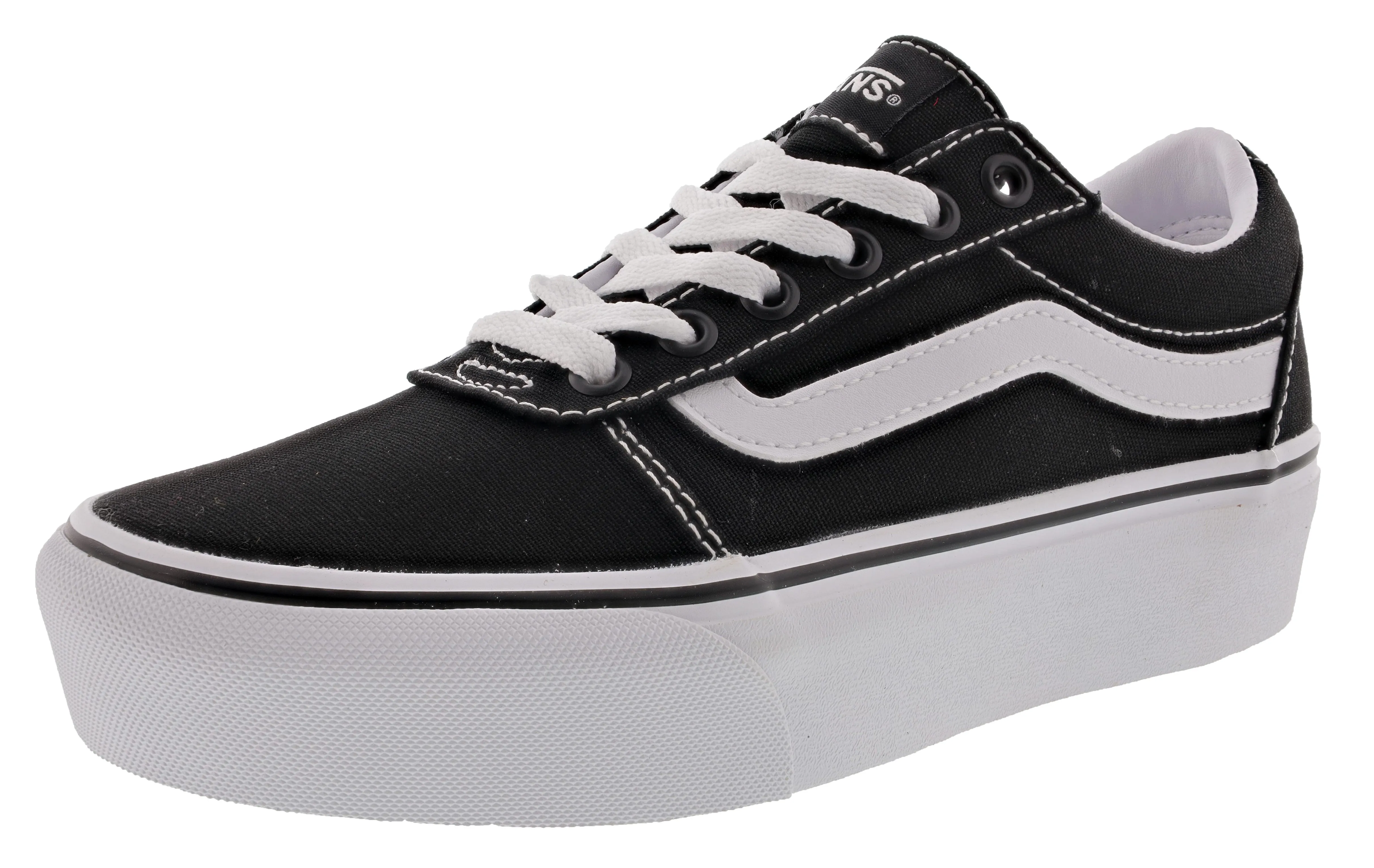 Sport Comfort Powerful Traction Vans Women's Ward Vulcanized Rubber Platform Shoes