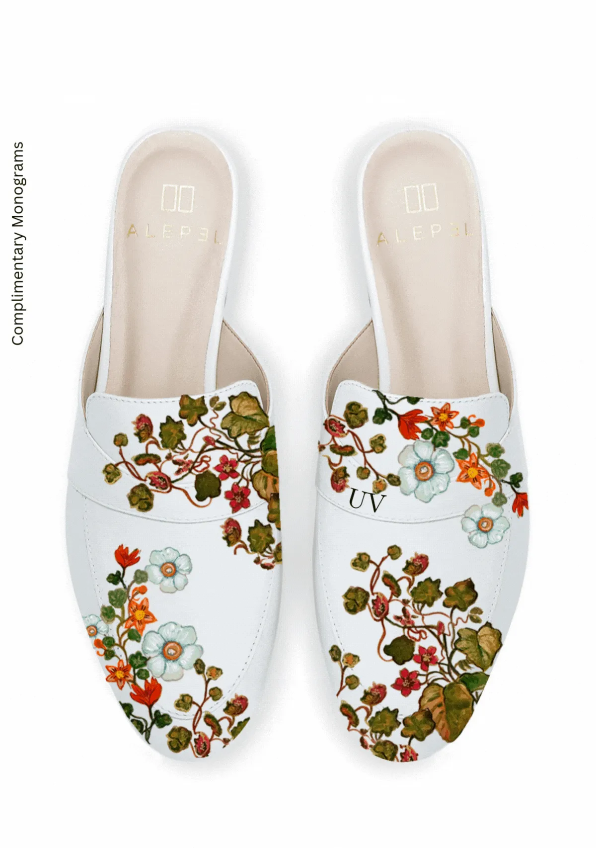 Road Soft Slip Dreamscape White Mule