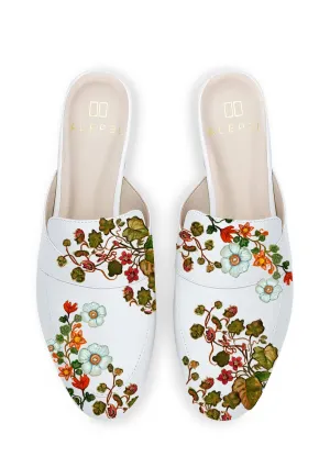 Dreamscape White Mule Poolside Comfort Comfy Glide
