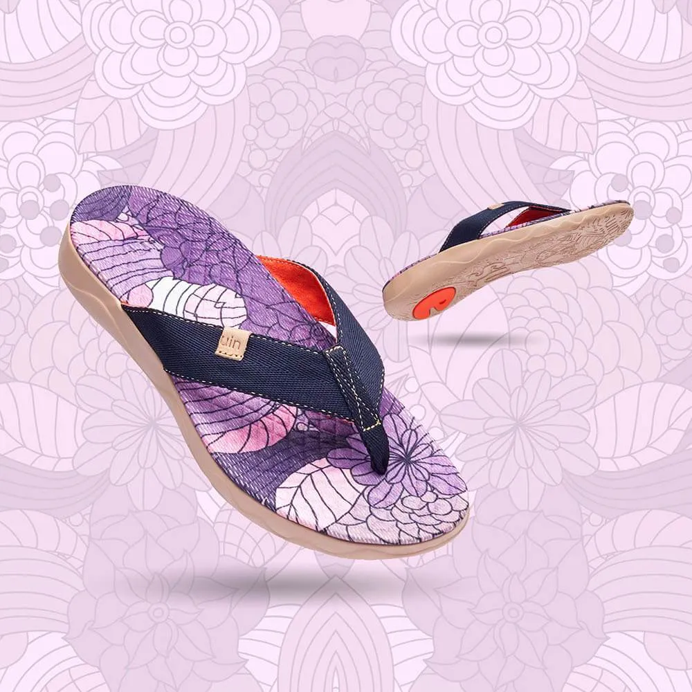 Cornflower Women Majorca Flip Flops Seaside Style Beach Travel Outfit