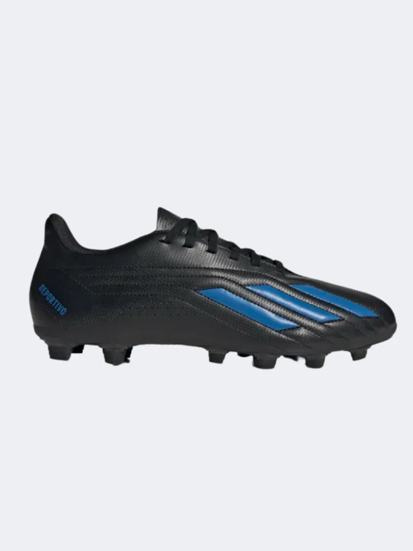 Training Edge Adidas Deportivo Ii Men Football Shoes Black/Bright Royal
