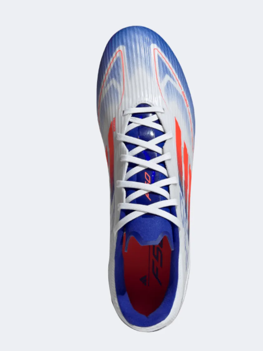 Enhanced Control Foot Performance Adidas F50 League Fg Mg Men Football Shoes White/Blue/Red