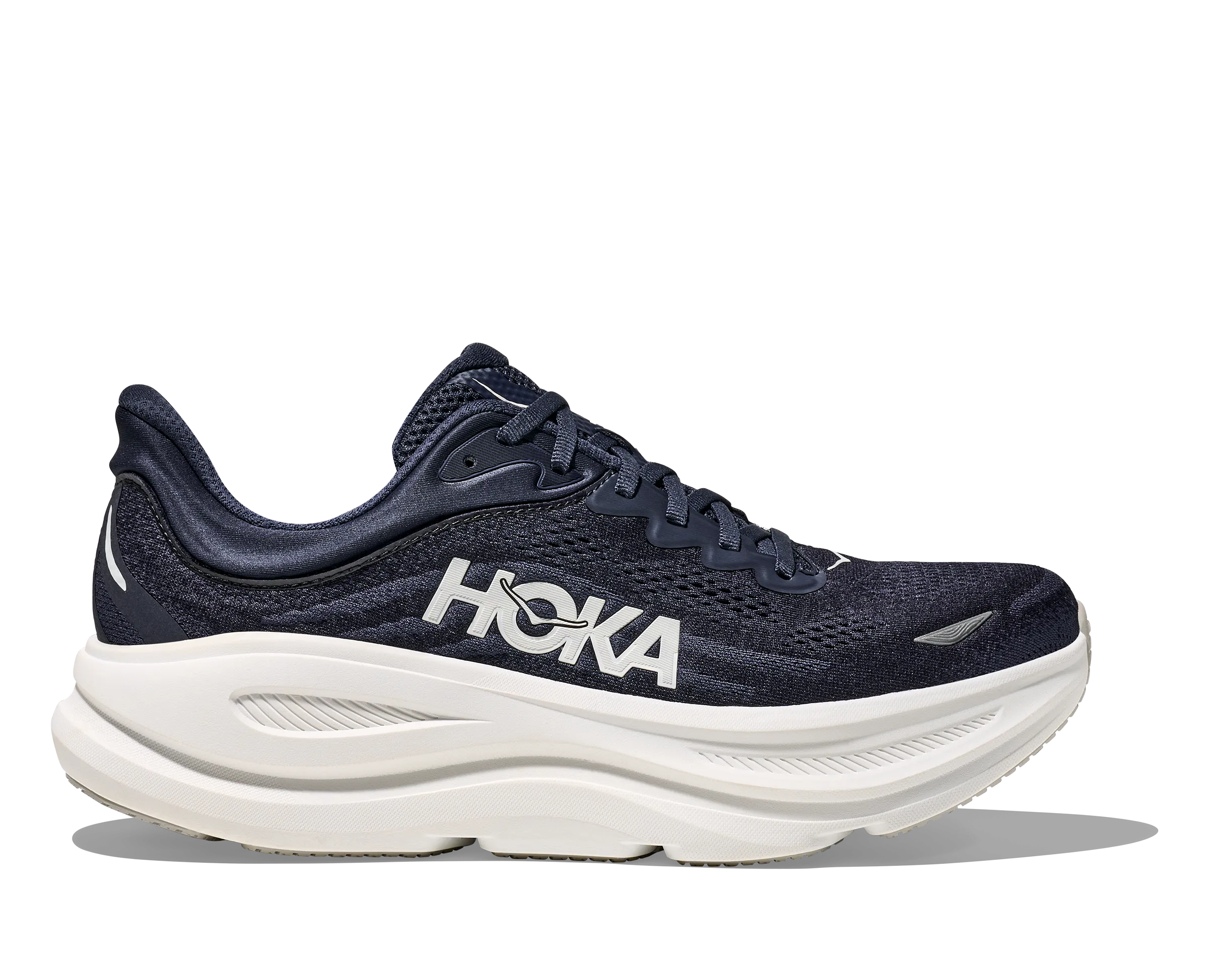 HOKA BONDI 9 MEN'S MEDIUM reflective - elements color - white
