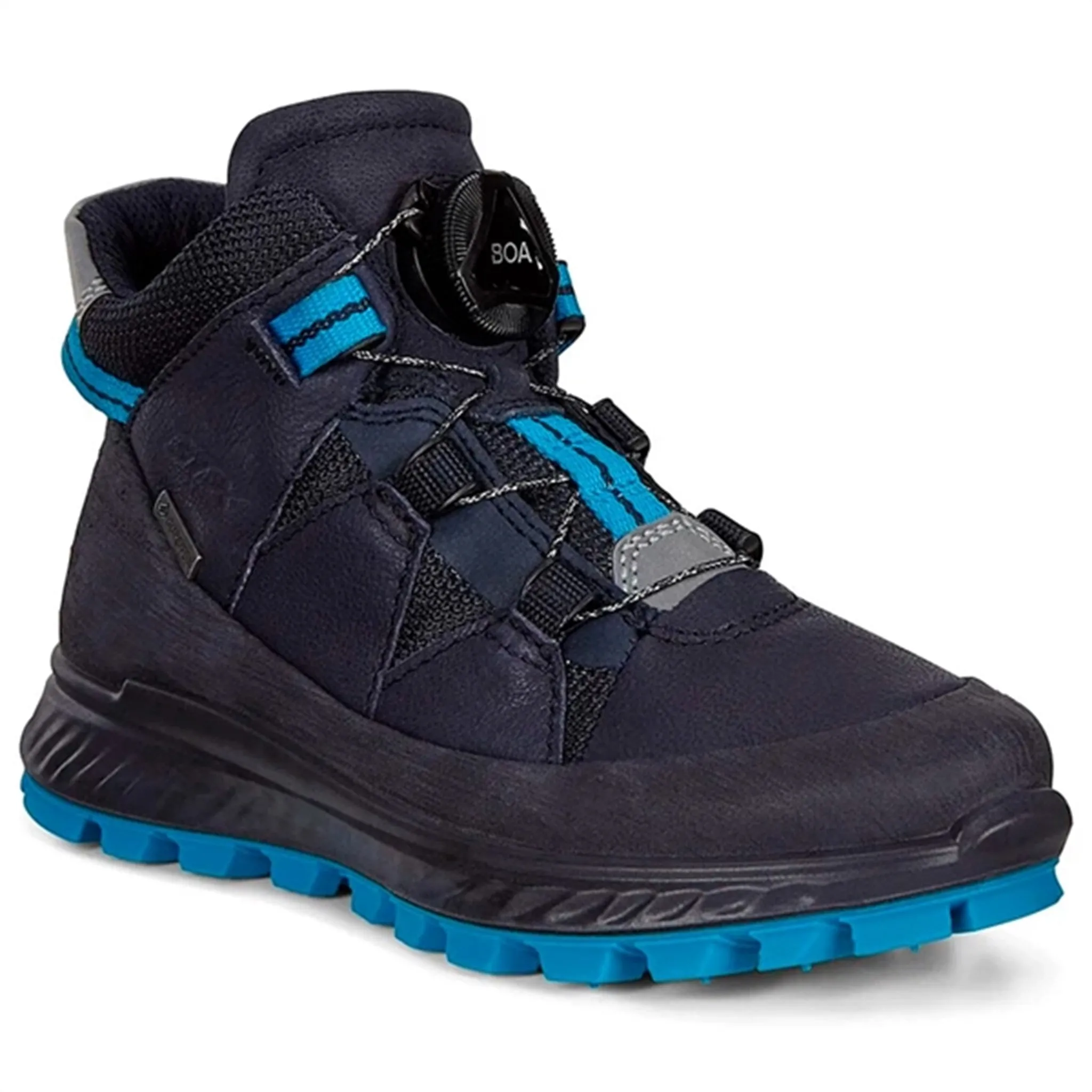 Ecco Exostrike Kids Ankle Boot Night Sky/Night Sky Chilly Travel Boots Snow Travel
