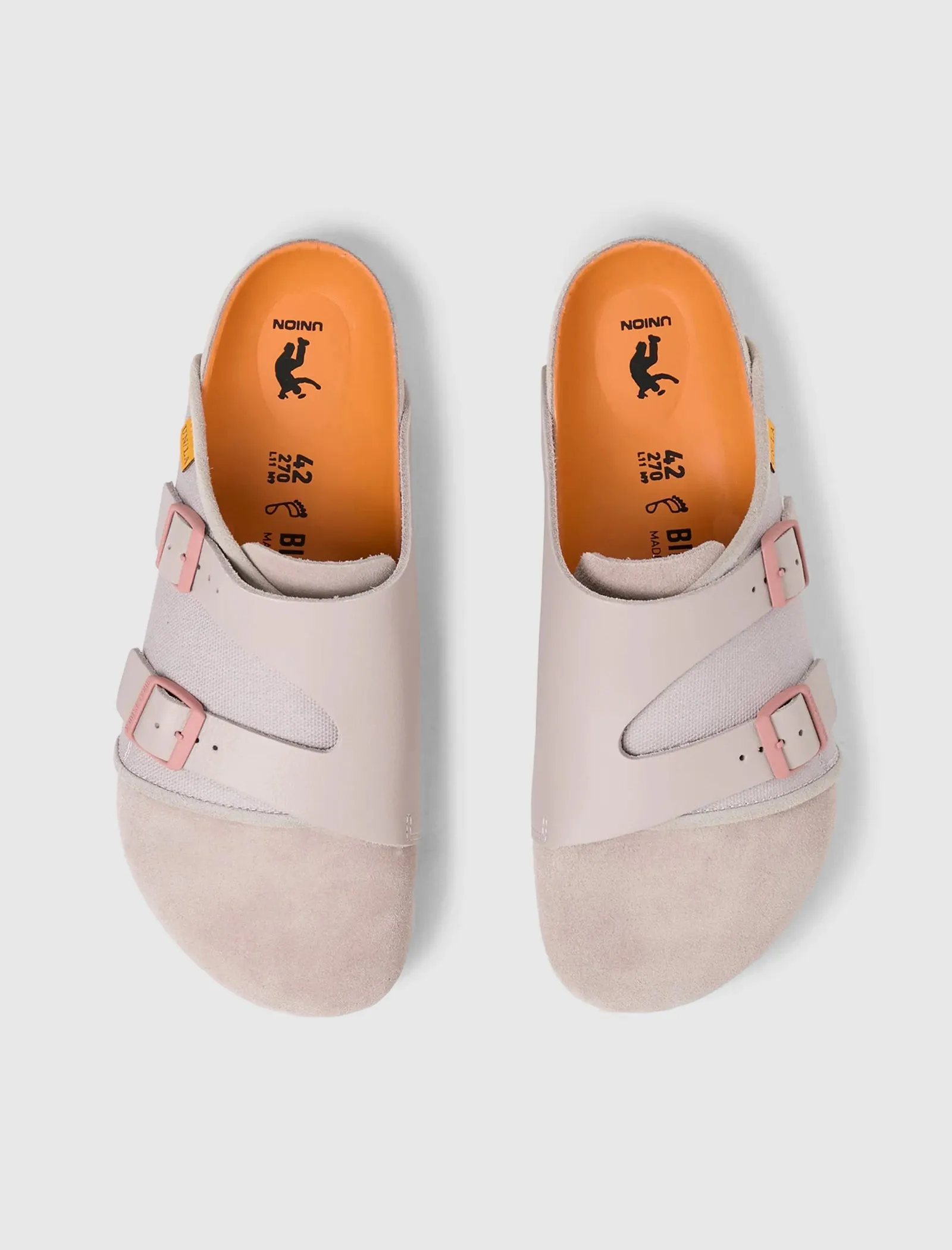 UNION X BIMSHIRE CLOG "SHADOW GREY" Comfort Ankle Ring Walk