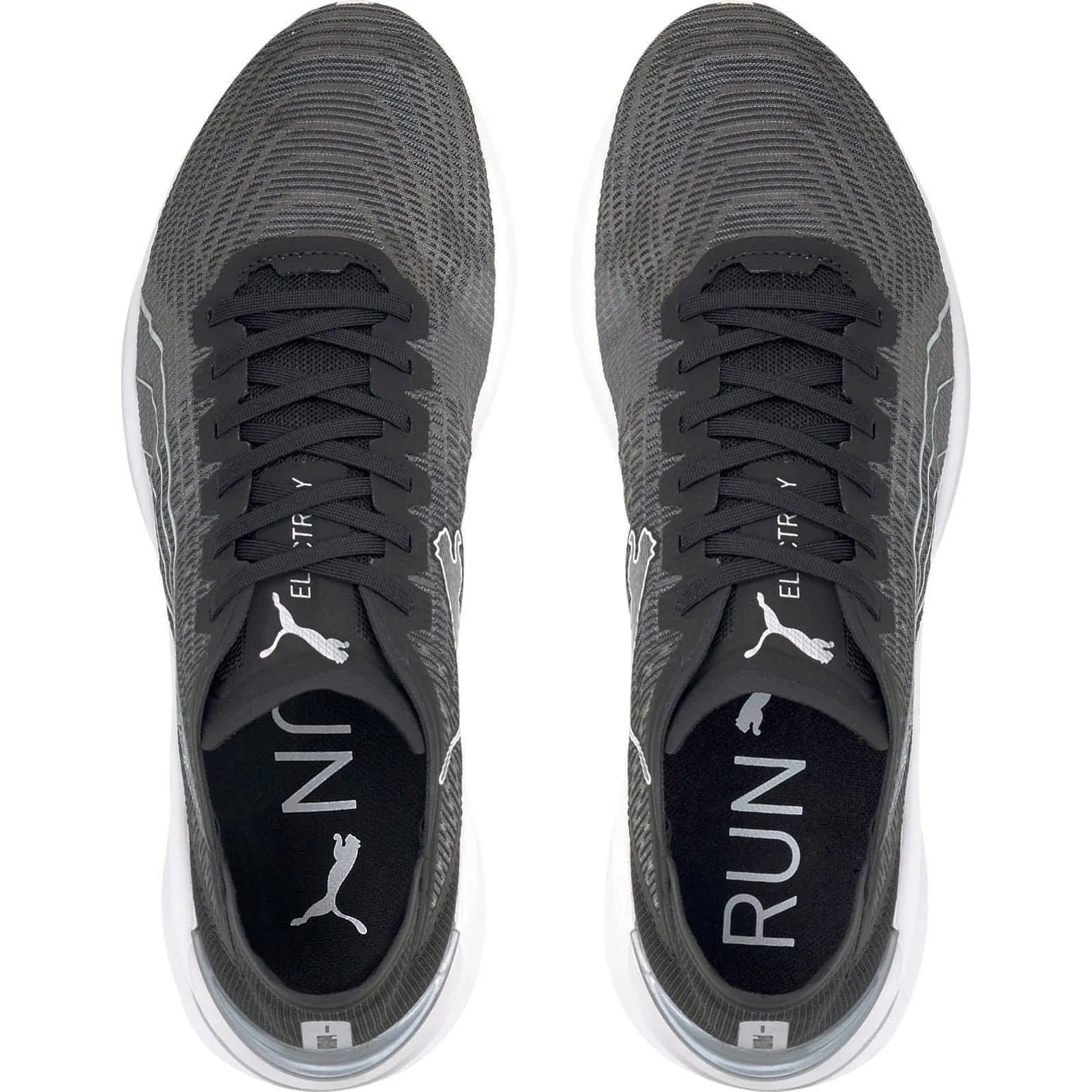 Event Mode Sweat Resistant Urban Stroll Puma Electrify Nitro Mens Running Shoes - Black