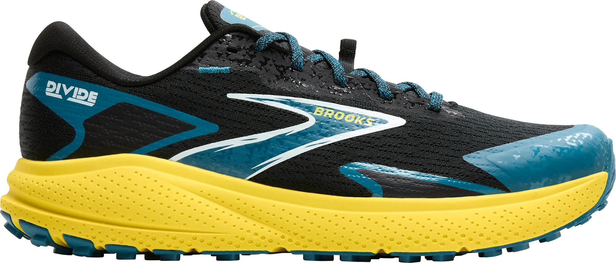Style Base Brooks Divide 5 Mens Trail Running Shoes - Black