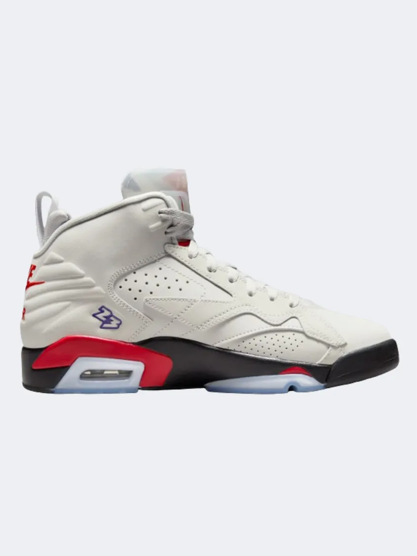 Grip Fit Nike Jordan Mvp Men Basketball Shoes Grey/Red/Black