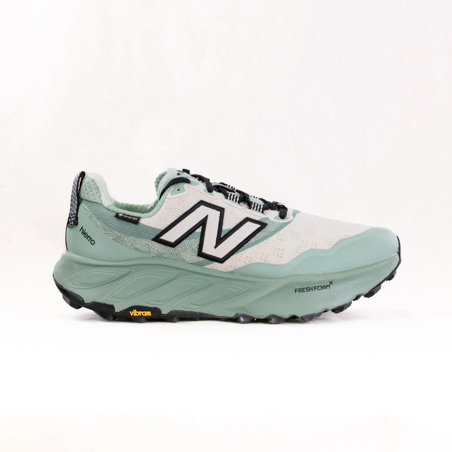New Balance Fresh Foam X Hierro v6 Gore-Tex (Men's) - Green Beige shrink - resistant horseback riding