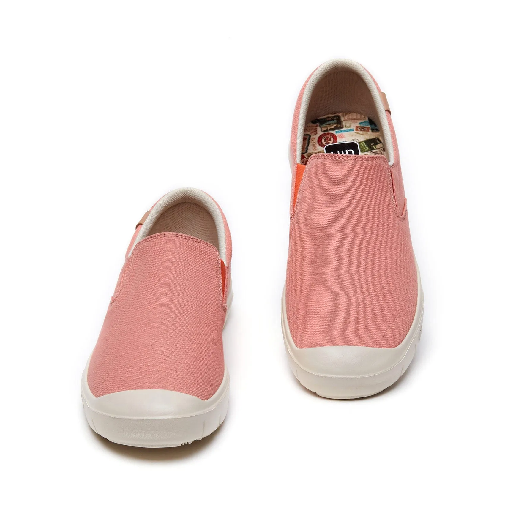 Rosy Pink Canvas Cadiz I Women City Walking