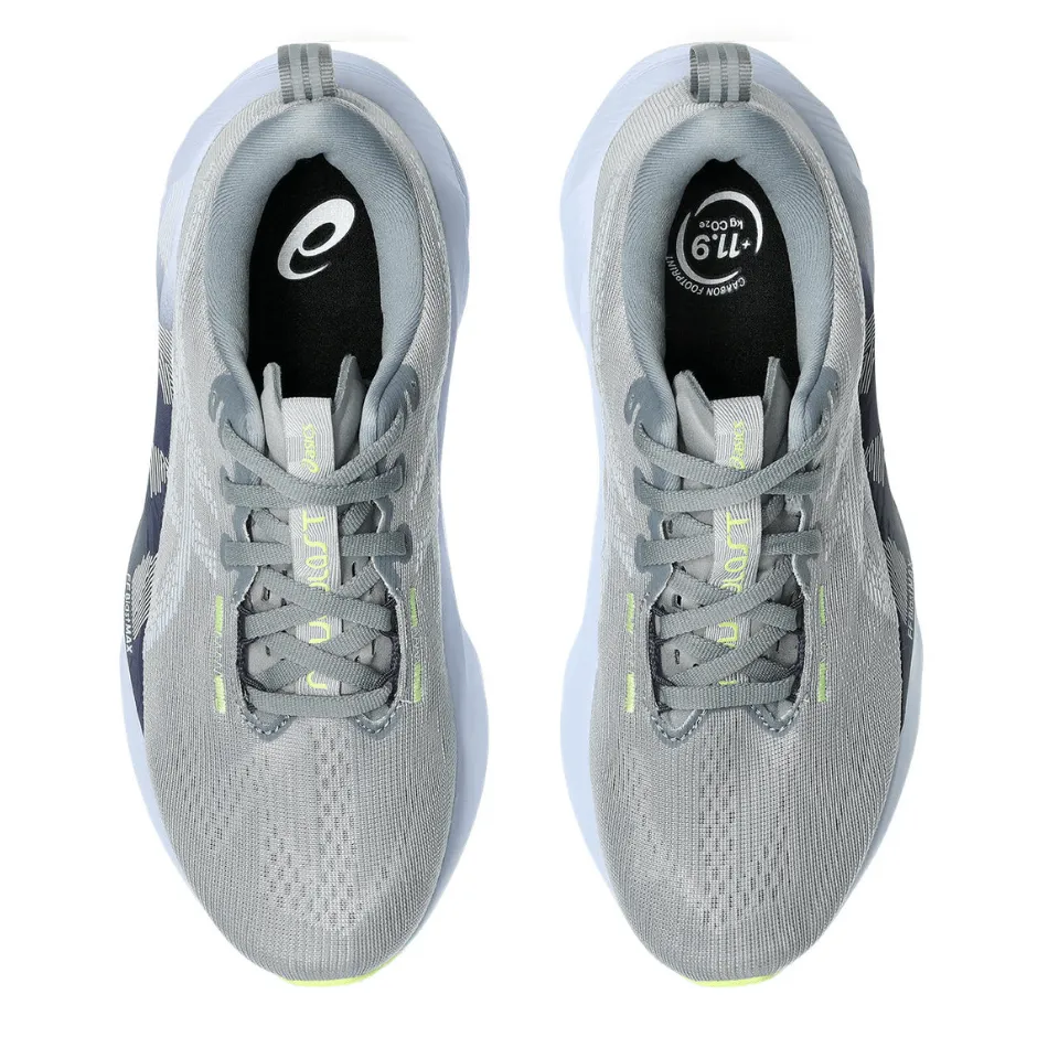 ASICS Women's NOVABLAST 5 Running Shoes in Gravel/Blue Fade AW25 long - distance running shoes