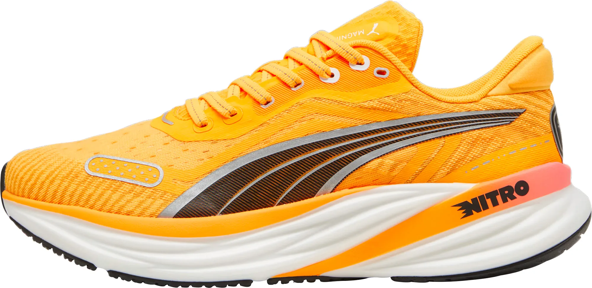 Synthetic Puma Magnify Nitro 2 Mens Running Shoes - Orange