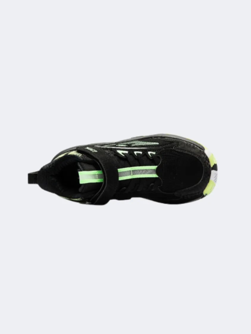 Erke Gs-Boys Basketball Shoes Black/Green Carbon Fiber Insert
