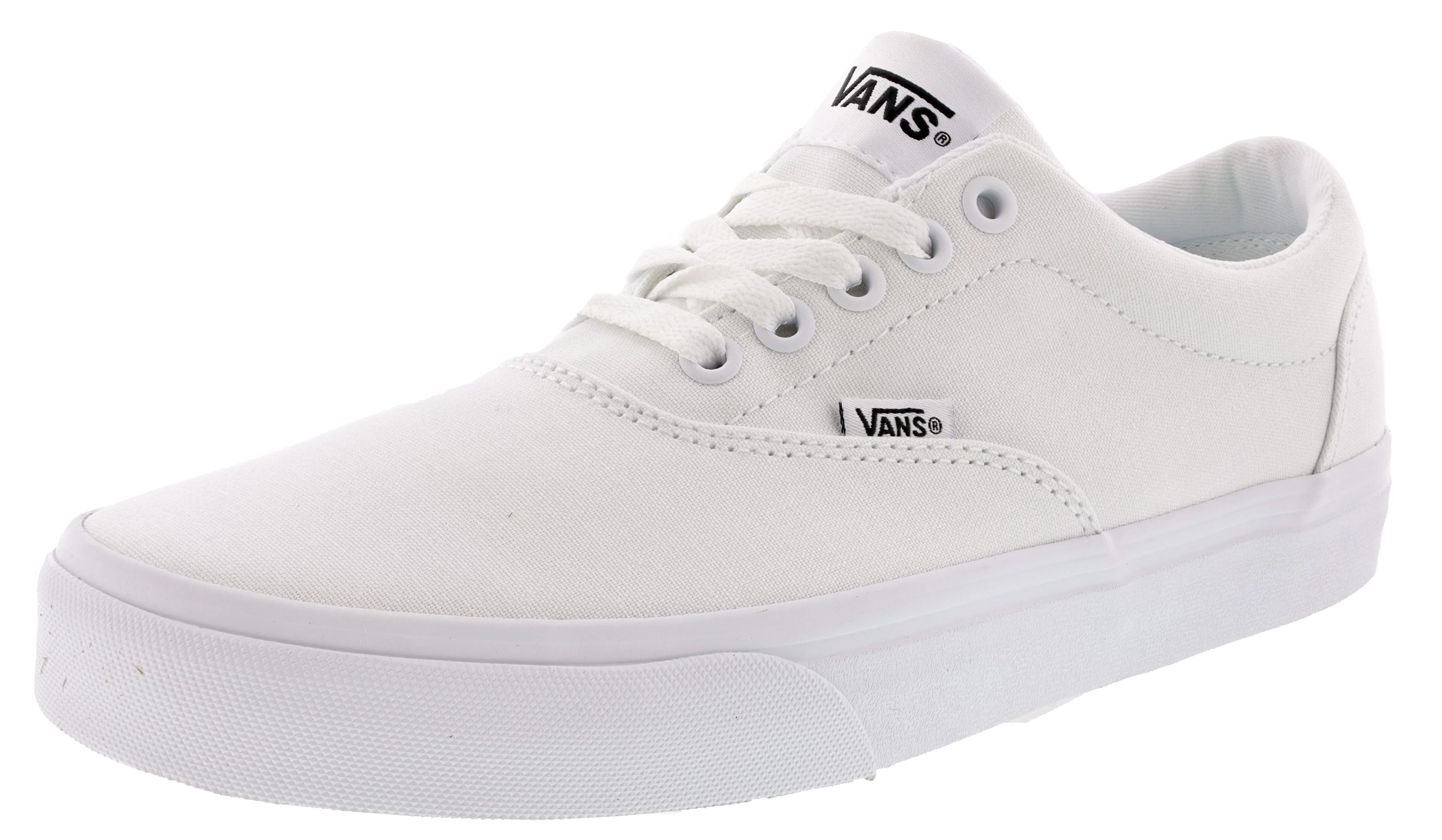Vans Women's Doheny Low Canvas Vulcanized Rubber Skate Shoes Protective Base Impact Resistance