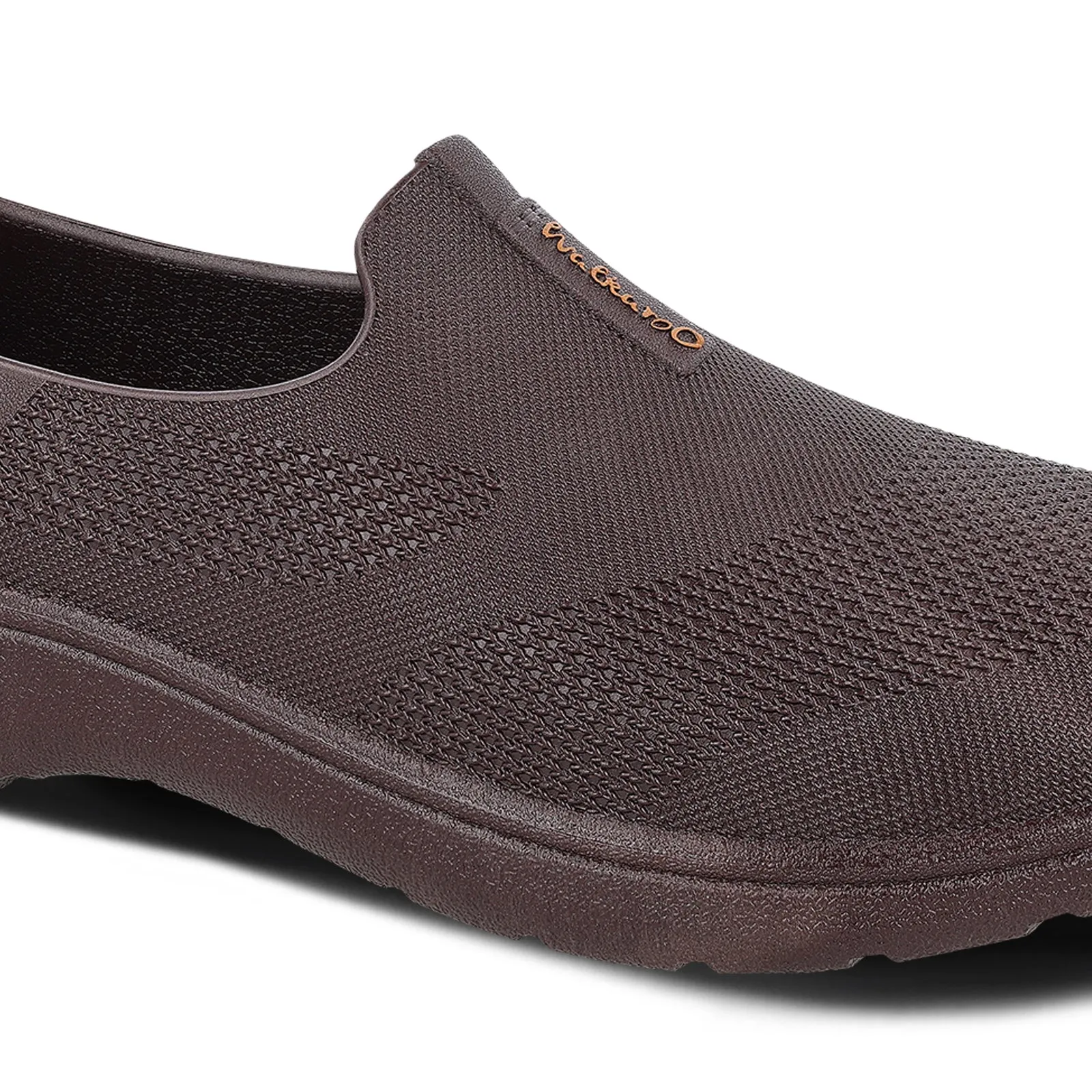 Quick Style Shoes Men's Slip-On Rain Shoes - WC4713 Brown