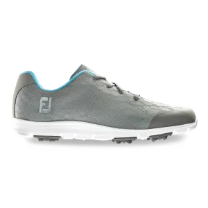 Clean Finish Endurance Support FootJoy Womens FJ Flex Spikeless Laced-Previous Season- GREY - Factory Blemish