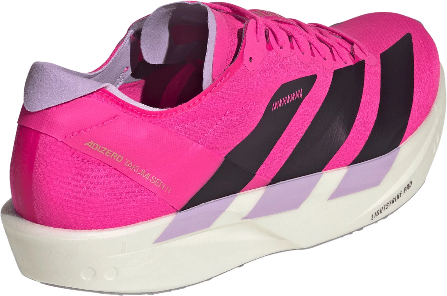 adidas Adizero Takumi Sen 11 Mens Running Shoes - Pink Slip Resistant Outdoor Explorers Closet Core