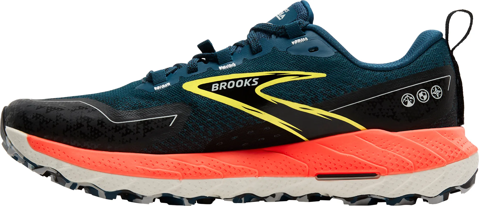 Brooks Cascadia 18 Mens Trail Running Shoes - Blue Heat Guard Show Stage