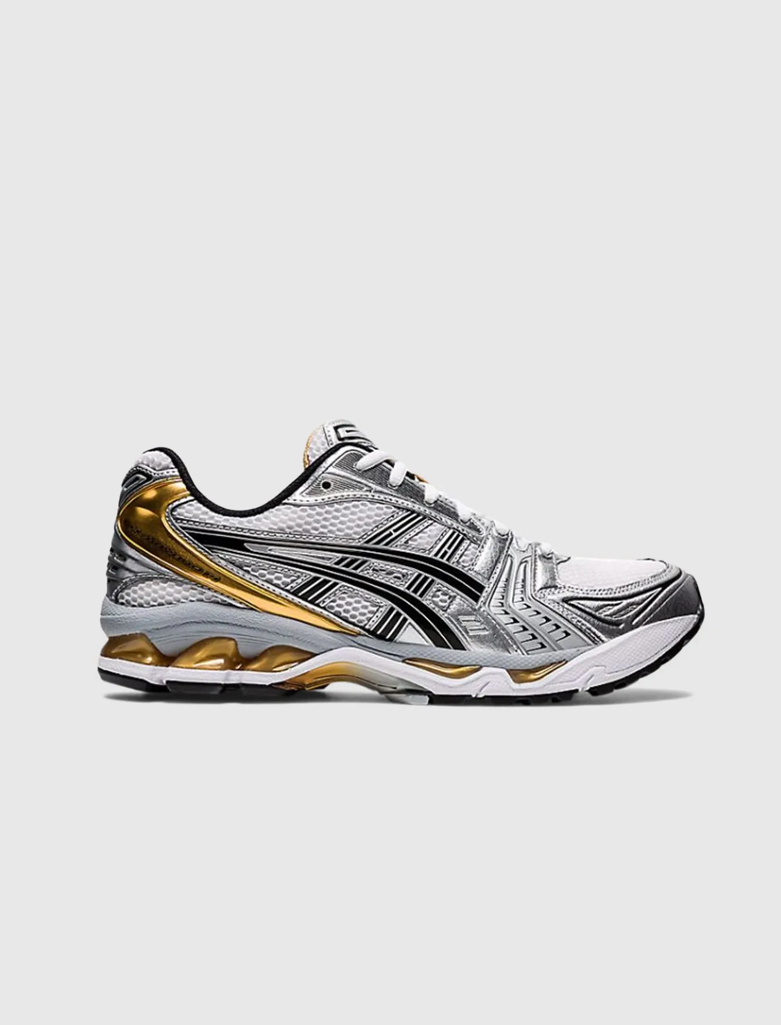 GEL-KAYANO 14 "WHITE/ PURE GOLD" Memory Foam Casual Wear