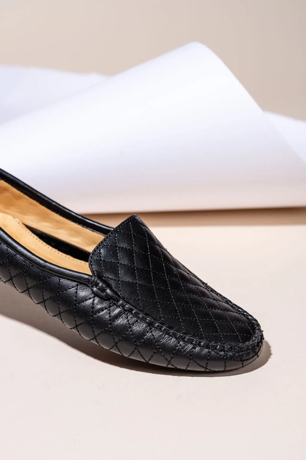 Grip Strong Jillian Quilted Driving Moccasin