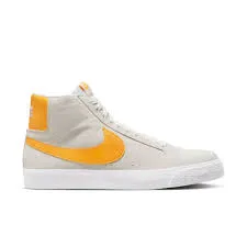 Elastic tongue Clean Ride Nike SB Zoom Blazer Mid Shoes - Summit White/Laser Orange