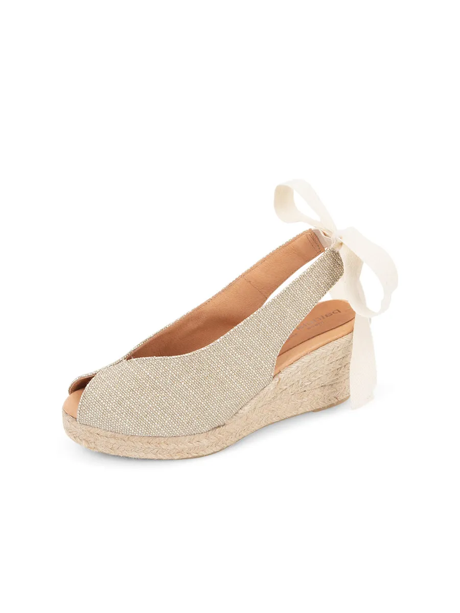 Reinforced   toe Dolce Slingback Espadrille