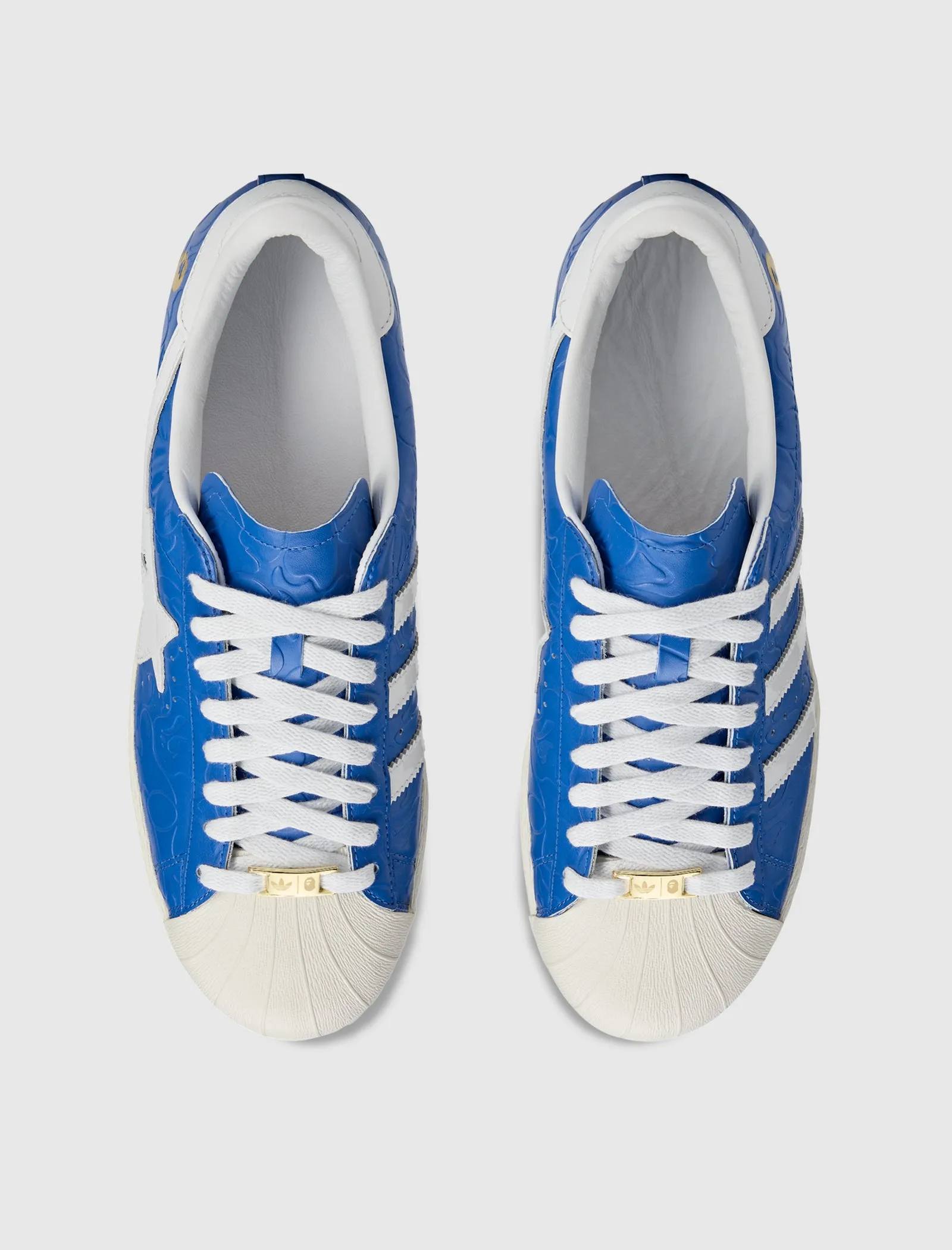 Modern Edge Soft Cushioning BAPE SUPERSTAR "BLUE/WHITE"