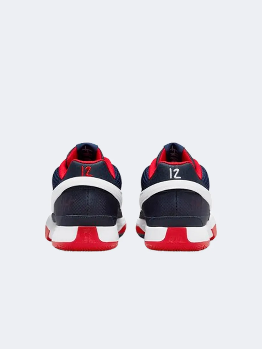 Nike Ja Murant 1 Men Basketball Shoes Navy/Red/White Breathable Insoles Lightweight Cage Structure