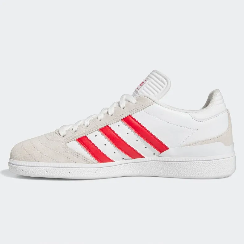 Adidas Skateboarding Busenitz Skateboarding Shoe - White/Better Scarlet/Gold Metallic Skateboarding Fit Advanced Comfort
