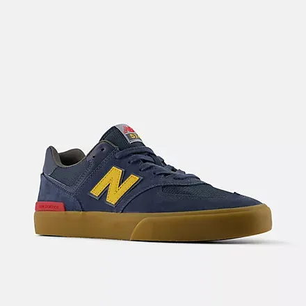 New Balance Numeric 574 Vulc  Shoes - Petrol/Gum Active Performance Urban Edge