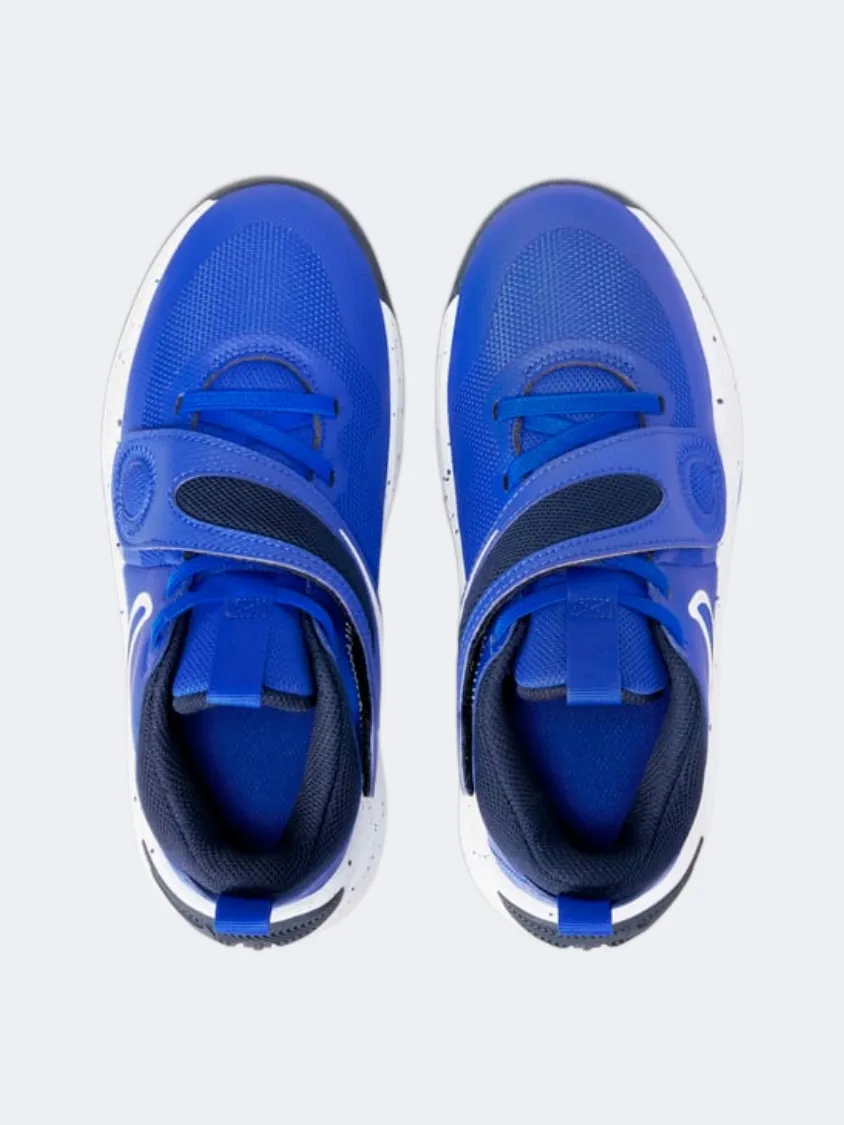 Quick Flex Performance SturdyConstruction Nike Team Hustle D 11 Gs Boys Basketball Shoes Blue