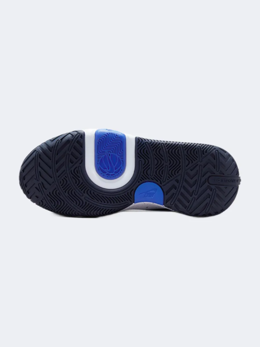 Bonded TPU Frame Nike Team Hustle D 11 Gs Boys Basketball Shoes Blue